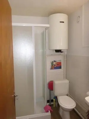 Salle de bains dans l'établissement Studio dans la station de ski La Bresse-Hohneck