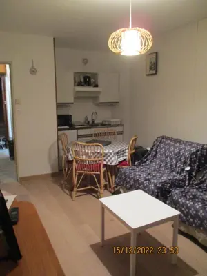 Cuisine ou kitchenette dans l'établissement Studio dans la station de ski La Bresse-Hohneck