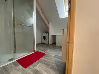Salle de bains dans l'établissement Le cosy de la vologne