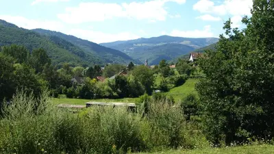 Paysage naturel près de la maison de vacances