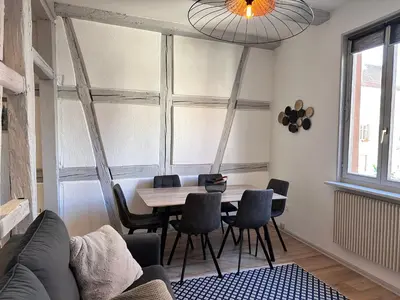 Coin salon dans l'établissement Le Wickram