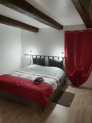 Un ou plusieurs lits dans un hébergement de l'établissement Studio GREEN