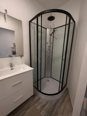 Salle de bains dans l'établissement Appart O'key