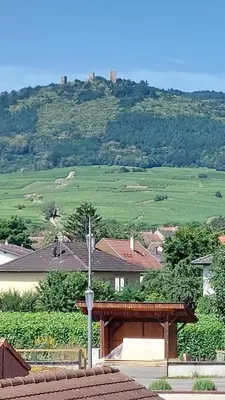 Vue générale sur la montagne ou vue sur la montagne depuis l'appartement