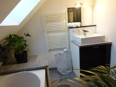 Cuisine ou kitchenette dans l'établissement Appartement Panoramique