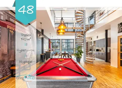 Plan de l'établissement Le 48-GregIMMO-Appart'Hôtel