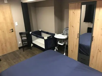 Un ou plusieurs lits dans un hébergement de l'établissement Paisible logement tout équipé pour 1 à 6 personnes