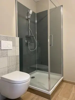 Salle de bains dans l'établissement Appartement proximité centre