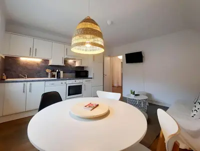 Cuisine ou kitchenette dans l'établissement Rooms 6 persons Kaysersberg