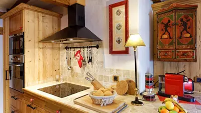 Cuisine ou kitchenette dans l'établissement Remparts de Riquewihr - Le Grand Cerf