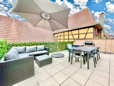 Plan de l'établissement Soultz Centre - Wifi Fibre - Terrasse - Garage 2 places - Netflix