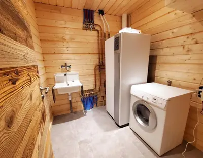 Salle de bains dans l'établissement Le perrus