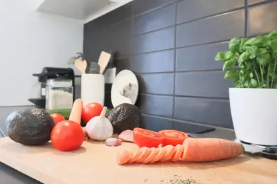 Nourriture dans l'appartement ou à proximité