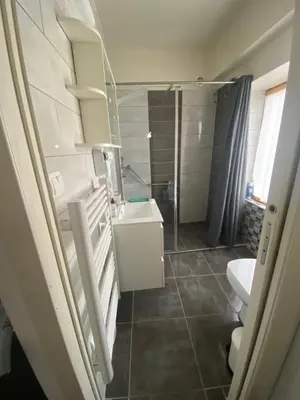 Salle de bains dans l'établissement Maison Wintzenheim