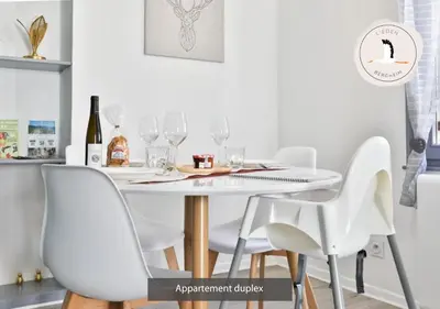 Boissons dans l'établissement Appartements duplex 3 et 4 personnes tout confort - Climatisation - Route des Vins - Centre Alsace