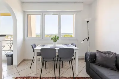 Coin salon dans l'établissement Traumhaftes Studio in Top Lage!
