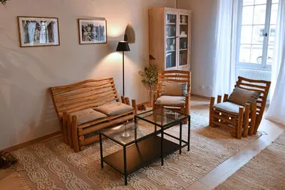 Coin salon dans l'établissement L'harmonie des Tanneurs
