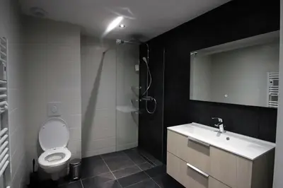 Salle de bains dans l'établissement L'Aurore