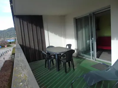 Vue générale sur la montagne ou vue sur la montagne depuis l'appartement
