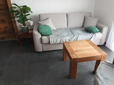 Coin salon dans l'établissement Les rives de la jamagne