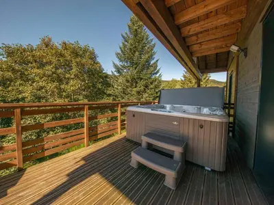 Plan de l'établissement Chalet familial confortable avec spa, proche Gérardmer et station de ski, idéal été et hiver. - FR-1-589-469