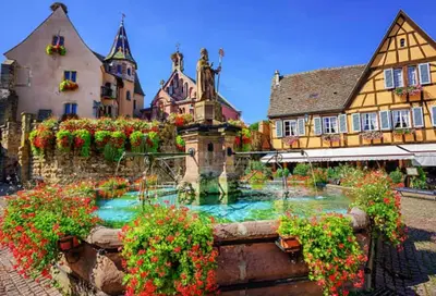 Jardin de l'établissement Plaisirs d'Alsace - Munster - Colmar - Route du vin