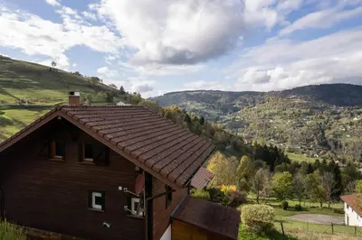 Paysage naturel près de le chalet