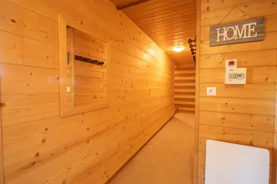 Plan de l'établissement Chalet avec sauna, magnifique vue et à 400m des pistes