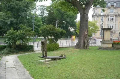 Jardin de l'établissement Jolie appartement