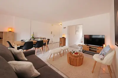 Coin salon dans l'établissement Le Panoramic - Vue exceptionnelle